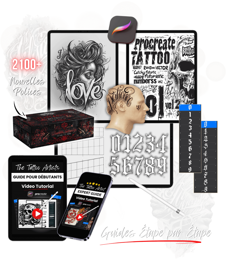 Le Pack Ultime pour Artistes Tatoueurs - FR - Tattoo Art Set